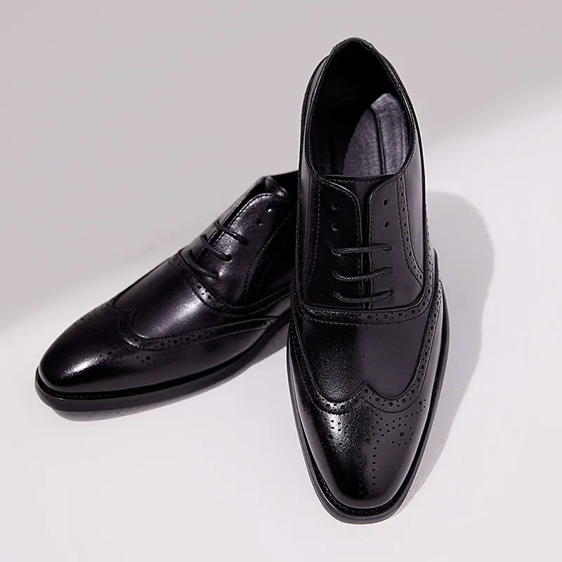 Men's leather shoes, banquet, wedding party, high-quality genuine leather shoes #SJ-1889