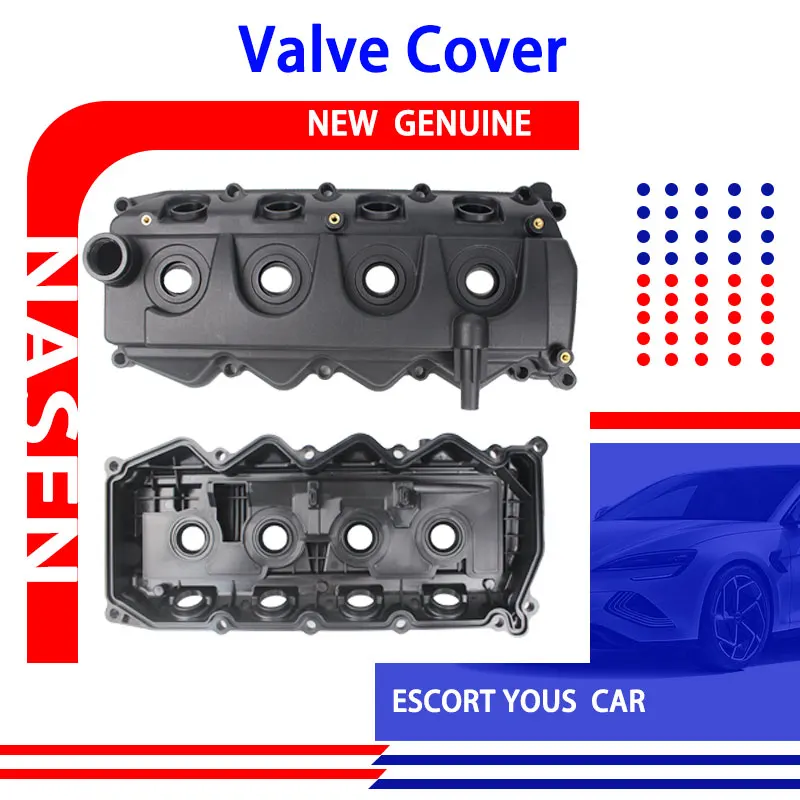 Engine Valve Cover 13264VM00A and Gasket For Nissan Navara D22 D40 YD25 13264-VM00A