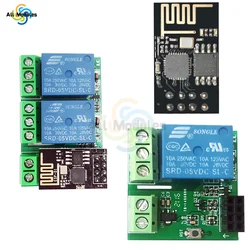 ESP8266 2/1 Channel WIFI Relay Module ESP-01/01S DC5V With Relay Indicator and Reset Button 2/1 CH relay Boad Low Level Control