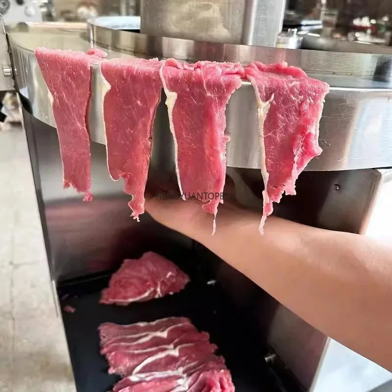 Electric Fully Automatic Turkey Breast Slicer Fresh Beef Cutter Machine Popular Kitchen Equipment for Home Use