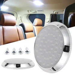 Auto Interior Dome Light 46led Car Roof Ceiling Lamp Bulb Car Rear Interior Reading Light for Truck Caravan Boat Rv Auto
