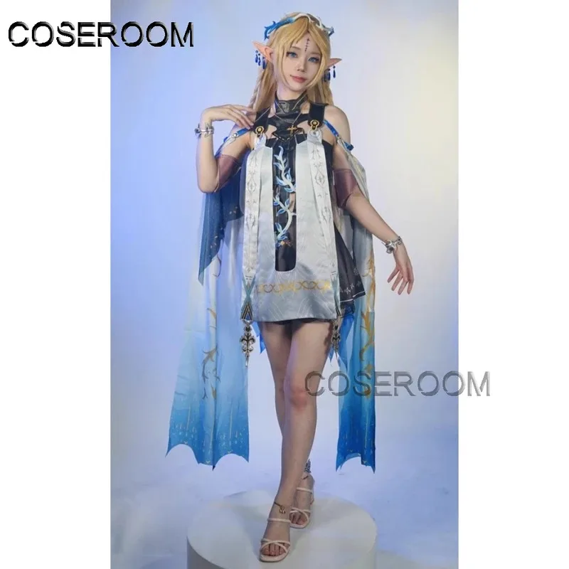 

CyGame Wuthering Waves Cartethyia Cosplay Costume Full Set Cartethyia Cosplay Costume Uniform Outfis Wig Shoes Prop