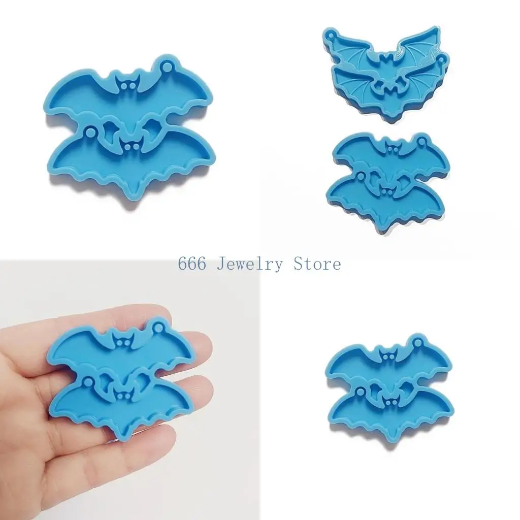 

F2TD Jewelry Molds Bat Shaped Hand-Making Accessories Silicone Material for Earrings
