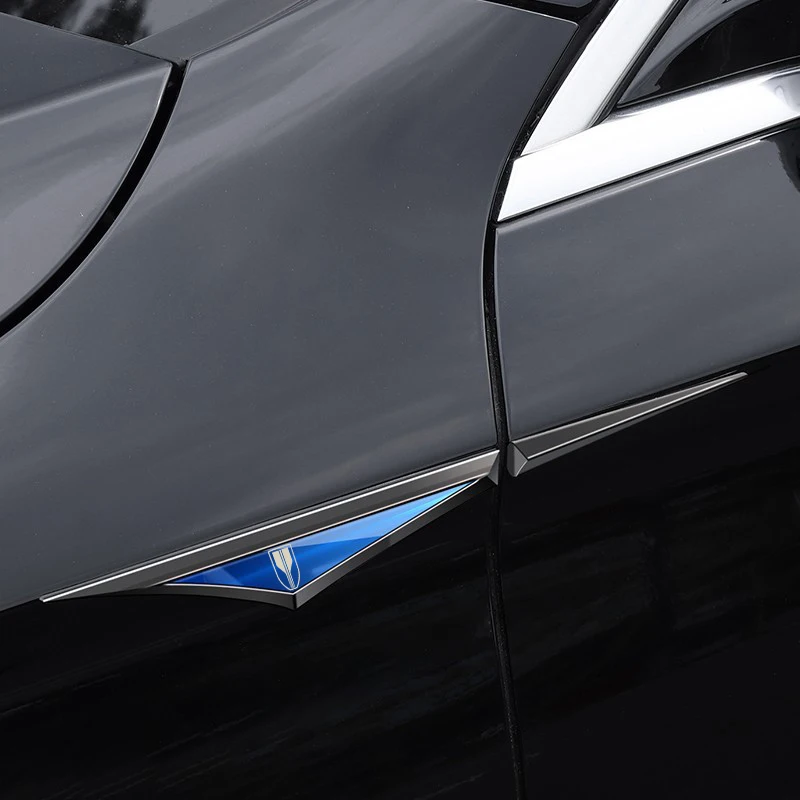 Дверь автомобиля боковое крыло логотип лезвие эмблема значок наклейка для ﻿ Hongqi H9 E-HS9 HS7 HS5 S9 EHS7 EH7 EQM5 H3 H5 H7 HS3 HS9 IQ5 Наклейки