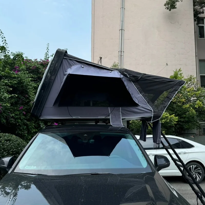 Durable 4 Person Waterproof Large  Roof Tent Car Roof Top Tent with Annex  Hard Shell Roof Top Tent,Customization