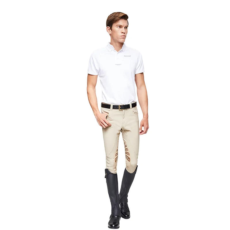 Pantalones de equitación ecuestres para mujer y hombre, pantalones de equitación, color caqui, Unisex