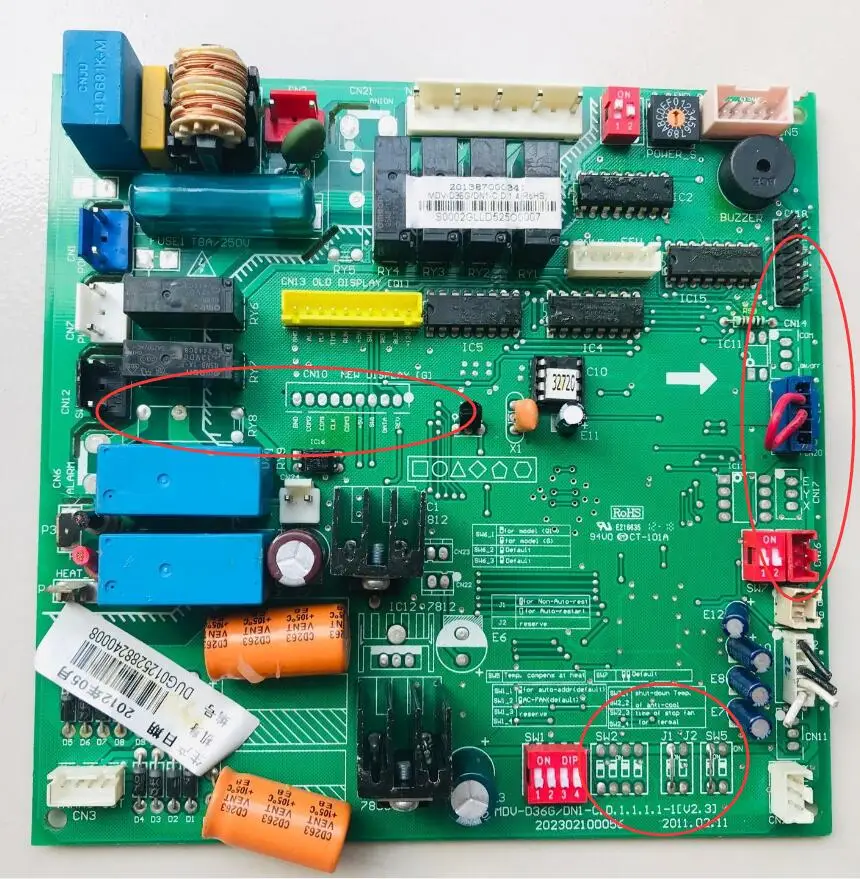 تستخدم ل ميديا تكييف الهواء لوحة الكمبيوتر اللوحة الأم MDV-D36G/DN1-C.D.1.1.1-1 MDV-D36G/DN1