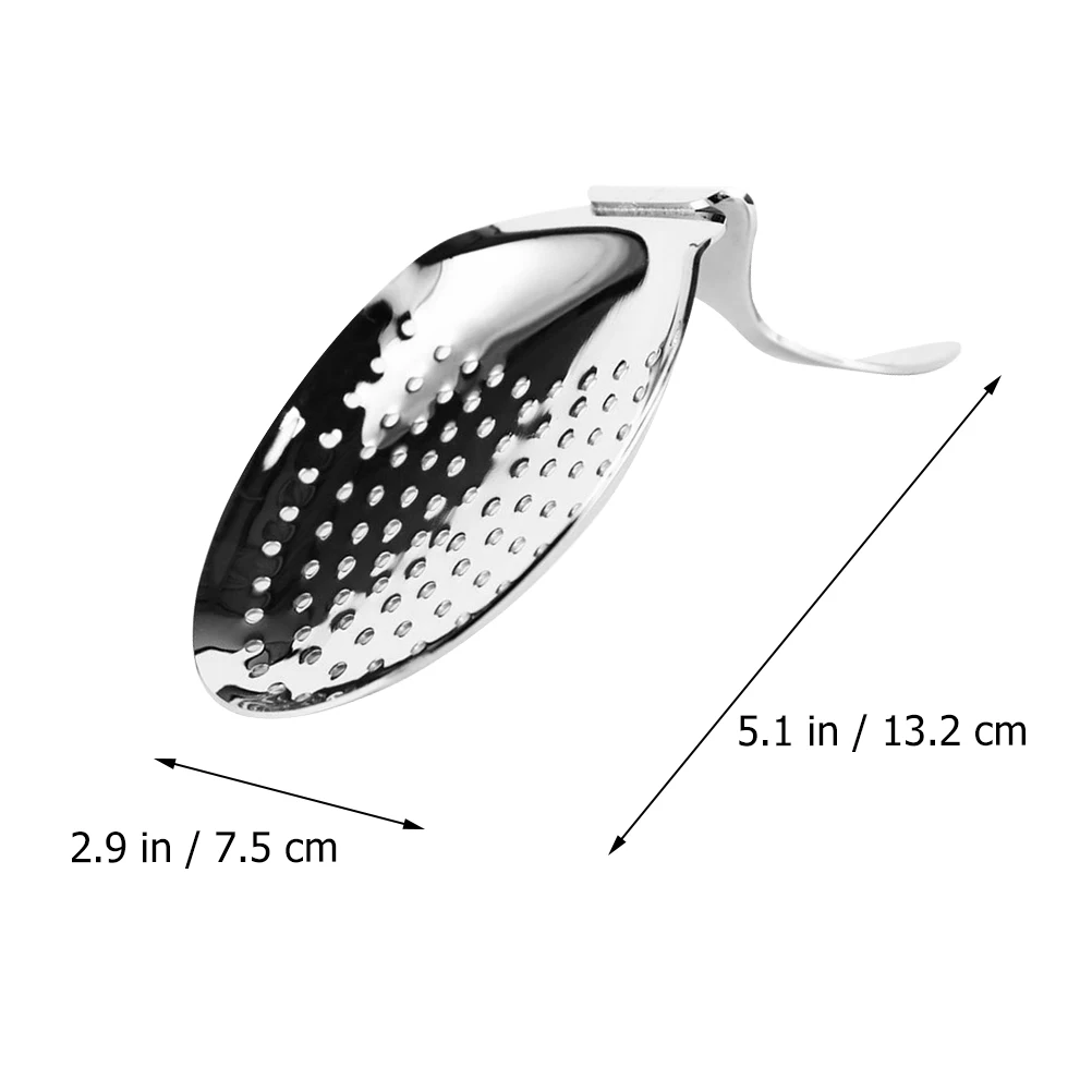

Premium Stainless Steel Bar Drink Cocktail Ice Separator Bartending Filter Reusable Smooth Easy Clean Portable Strainer