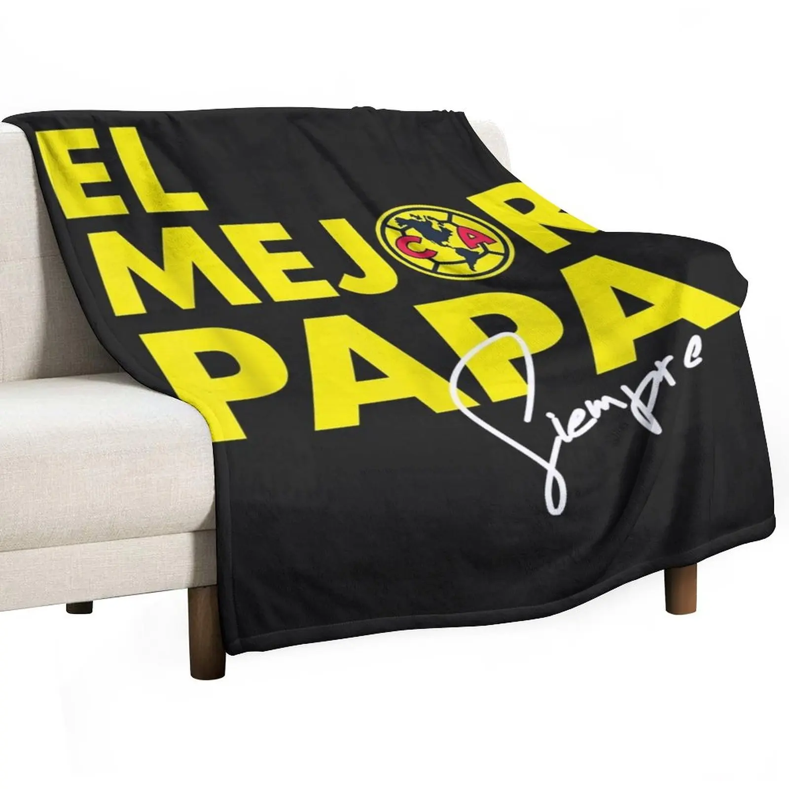 Club America - El mejor Pap?? siempre Throw Blanket manga Thermals For Travel Hairy Blankets