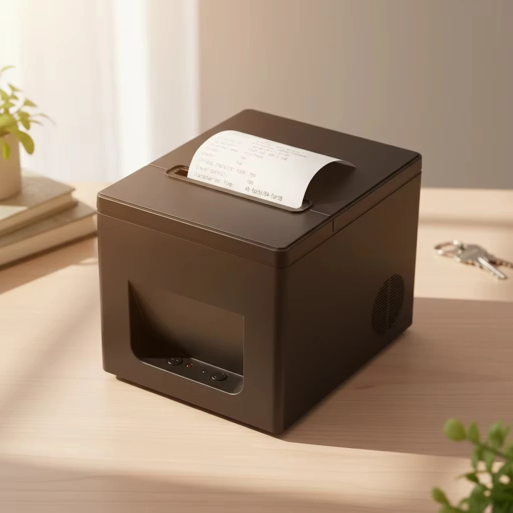

80mm High-Speed Direct Thermal POS Receipt Printer, Ready to Use for Invoices & Bills in Restaurants