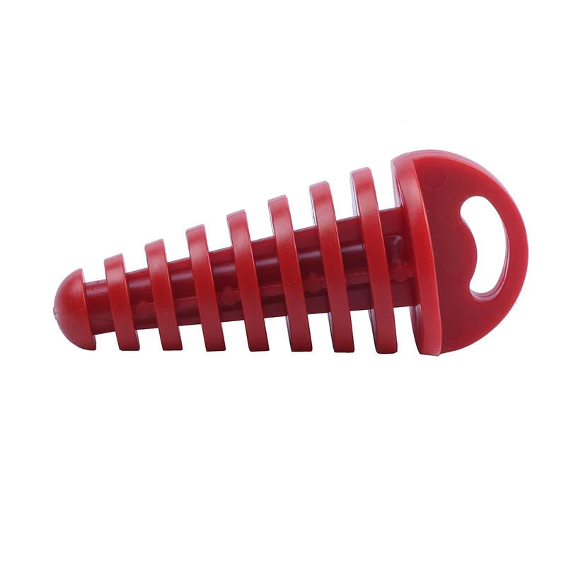 Muffler Pipe Exhaust Silencer Wash Plug for Motorcycle Dirt Bike ATV Quad 2 4 Stroke, Red