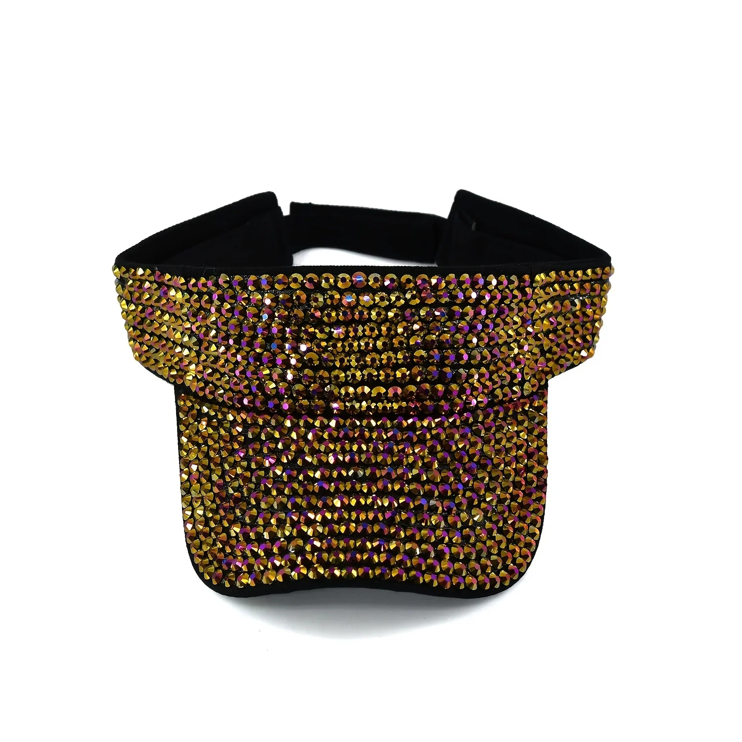 New Women's Shiny Rhinestone Sun Hat Adjustable Acrylic Baseball Cap suitable for outdoor activities holiday parties casual wear