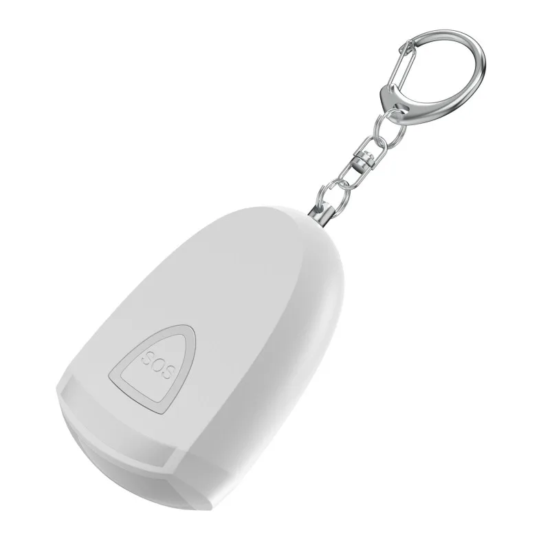 Hot-Selling Rechargeable Personal Alarm Keychain - LED Light Self-Defense Device, Portable Outdoor Anti-Wolf Safety Gadget view 3