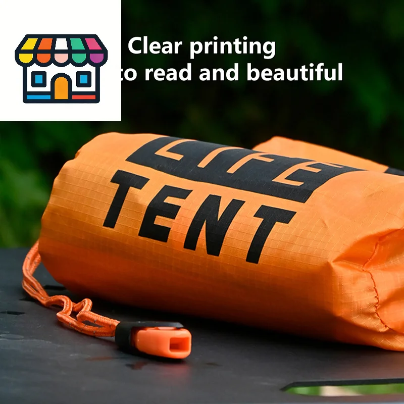 Portable Waterproof Emergency Life Saving Sleeping Bag Outdoor Waterproof Camping Equipment Insulated Tent storage bag