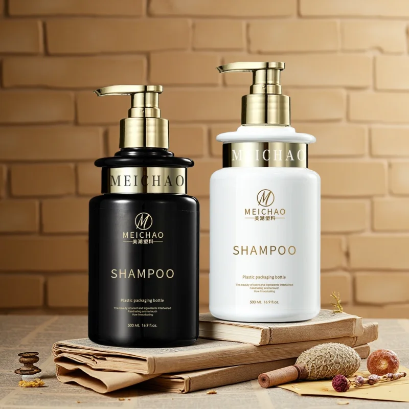 2/10pcs 300/500ml High-grade Empty Lotion Bottle Body Wash /Shampoo Bottle With Pump Thick PET Bottle Container For Toiletries
