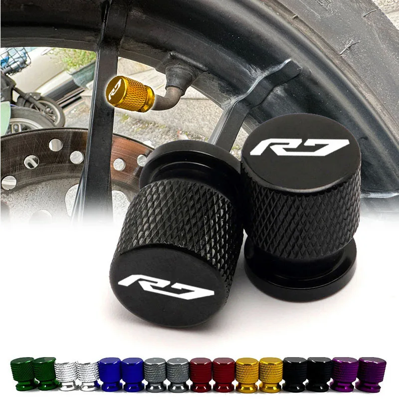 Wheel Tire Valve Stem Caps Airtight Covers Fit For YZF R7 YZFR7 YZF-R7 ALL Year