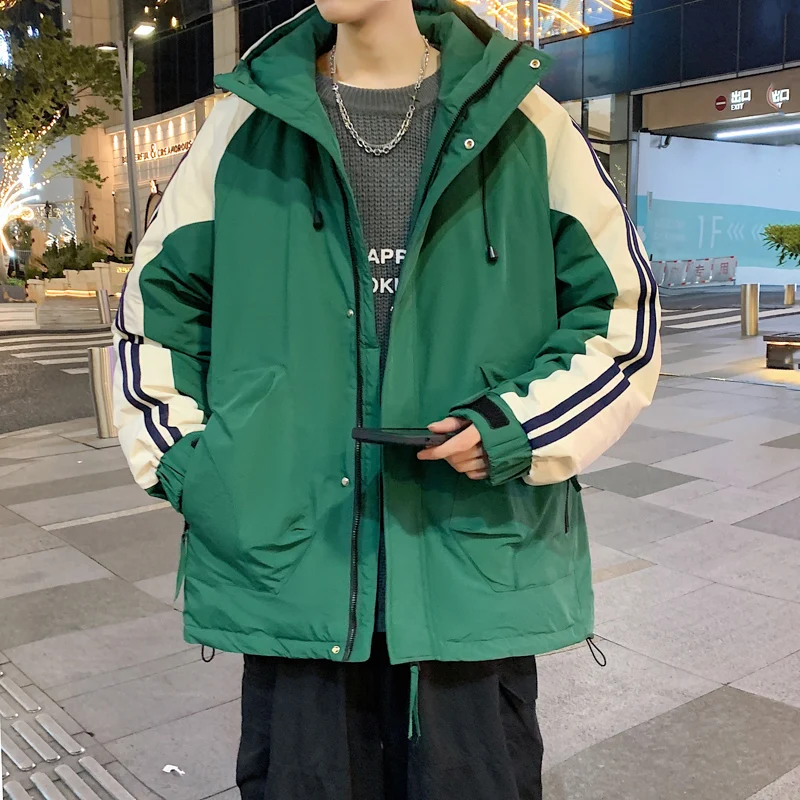 Piumino da uomo per sport all'aria aperta, tempo libero, di alta qualità, invernale, per esterni, a prova di freddo, caldo, confortevole, alla moda e neutro