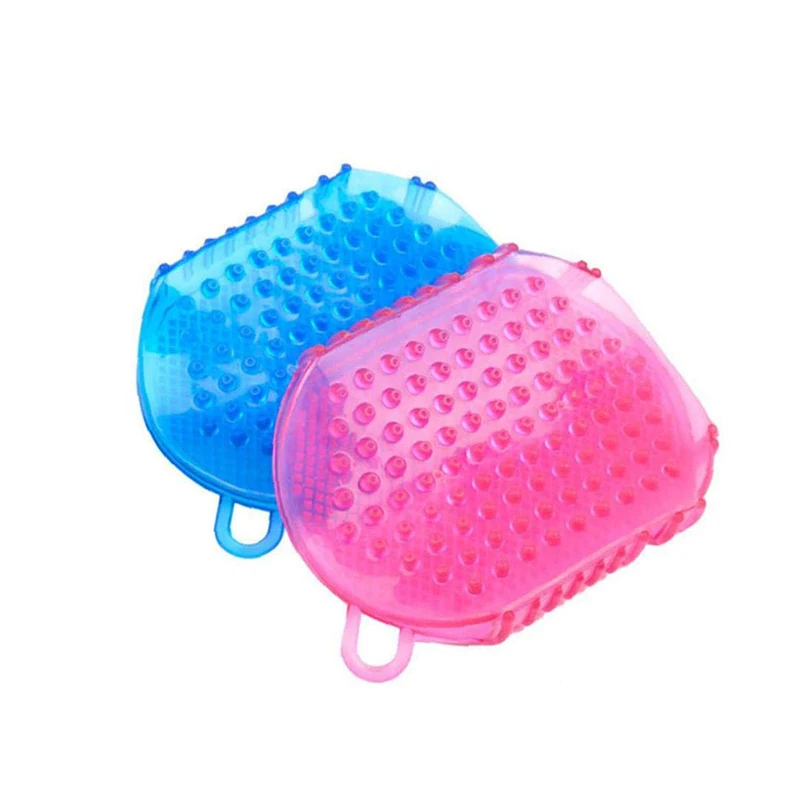 Soft Silicone Body Brush Wash Bath Shower Exfoliating Skin Fit For Baby Bath Shampoo Facial Massage Brush Supplies