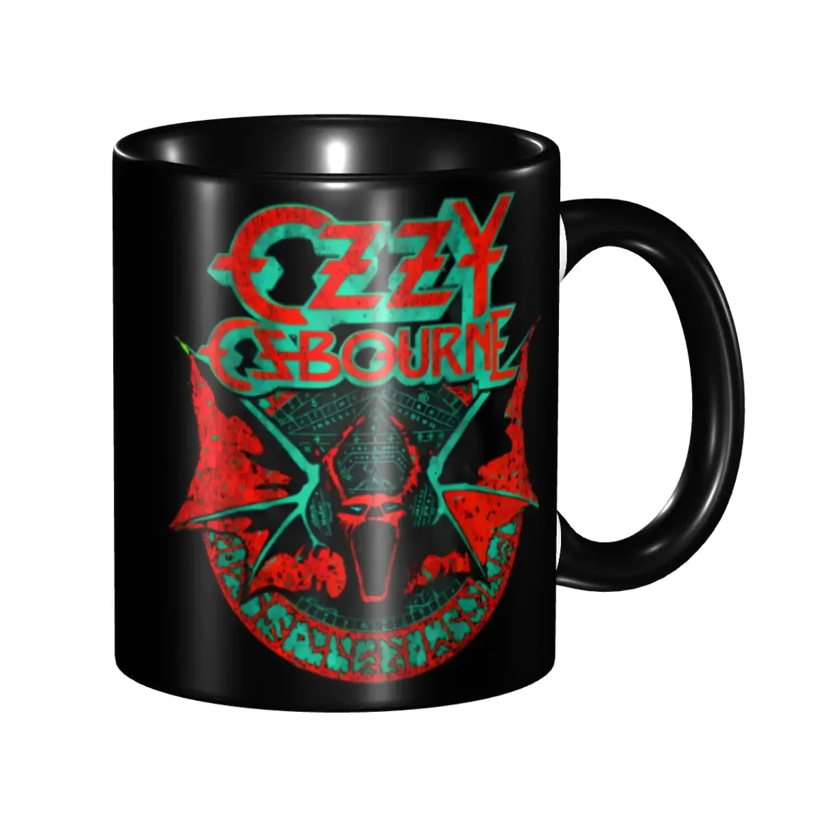 Ozzy Osbourne British Rock Heavy Metal Singer Mug Customized Coffee Ceramic Mug Cup Creative Present