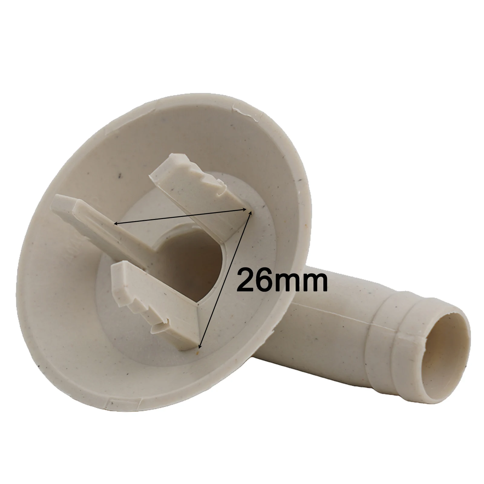 Air Conditioner Outdoor Unit Drain Hose Extension Elbow 26mm ABS Material Structurally Reinforced for Outdoor Drain Applications