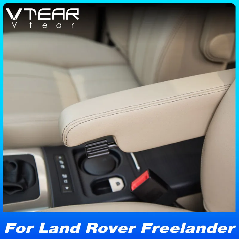 

Vtear Car Seat Armrest Cover Centre Console Arm Rest Protector Interior Decoration Trim Parts For Land Rover Freelander 2 2007