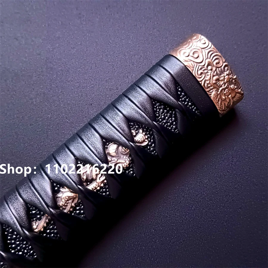 High Quality Handle Tsuka Brass Handguard Tsuba Guard Fuchi Kashira Menuki Habaki Seppa For Japanese Samurai Katana Sword Parts