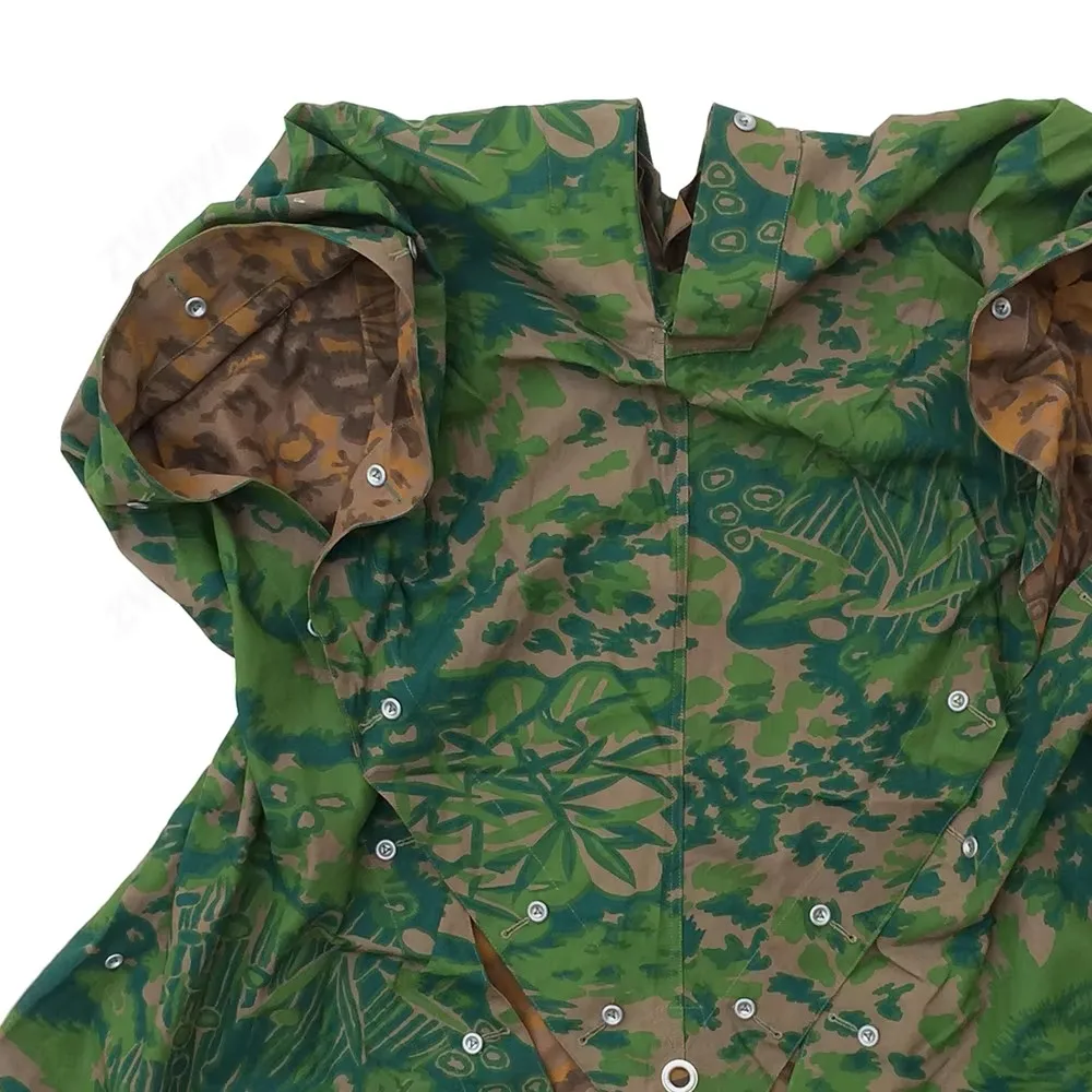 

WWII PALM TREE Tent Army Military Outdoor Tactical Camo Poncho Raincoat