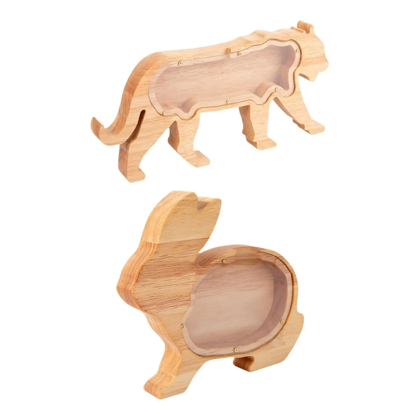 

Piggy Bank Animal Shaped Craft Money Saving Box for Table Office Restaurants