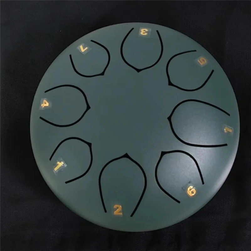 

AC22-Hollow Drum Six-Inch Eight-Tone Rain Drum, Pleasant Sound Healing Instrument Children's Hand Drum Forget Worry Drum