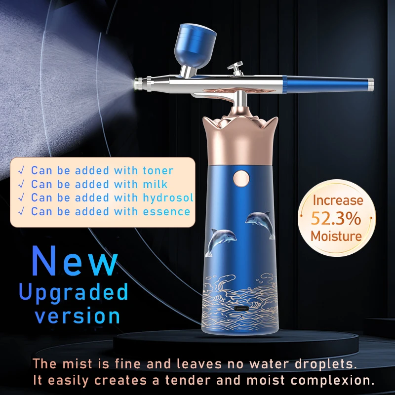 

Portable mini Nano skin high pressure spraying oxygen hydrating spray spray spray spray humidifier spray gun
