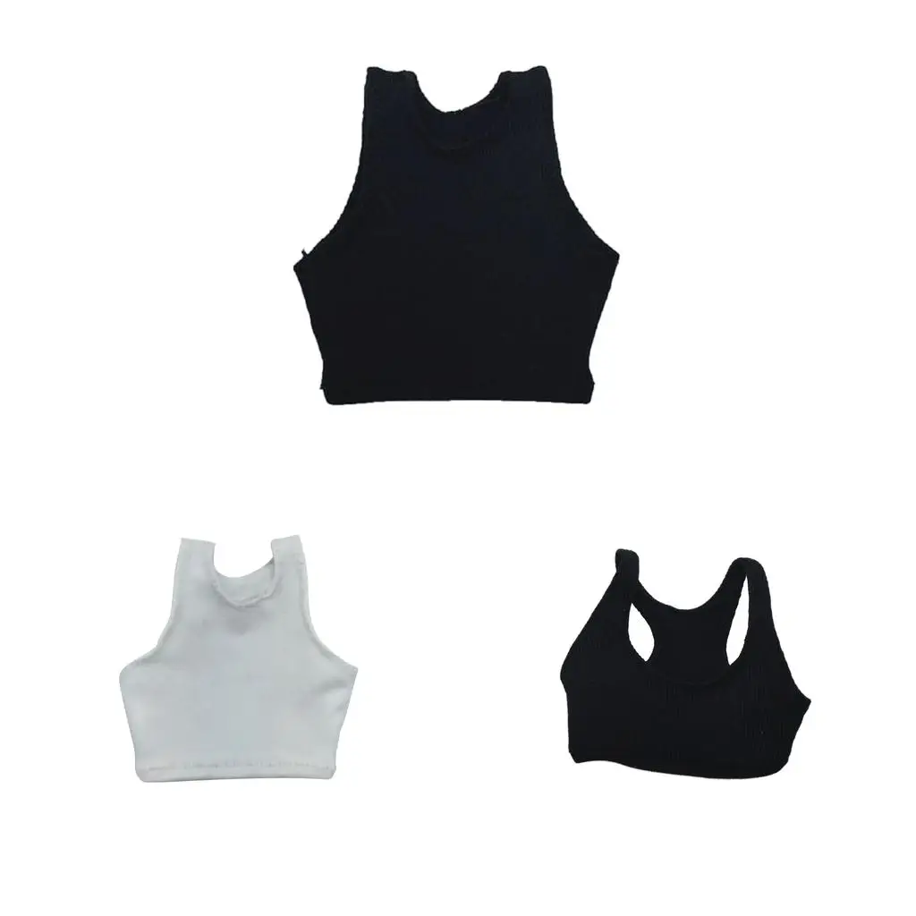 

1 6 Women Weskit Vest Cloth Waistcoat Action Figure Clothes for Doll Accessories 12 Inch Toy