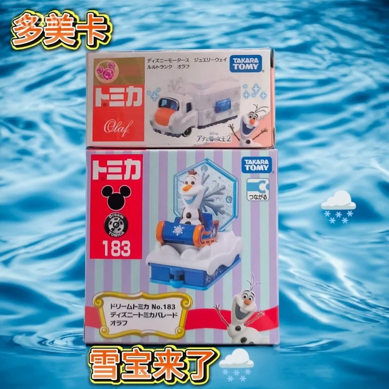 

TAKARA TOMY Disney Snow Olaf Alloy Dream Simulation Car Toy Cruise Gift for Kids