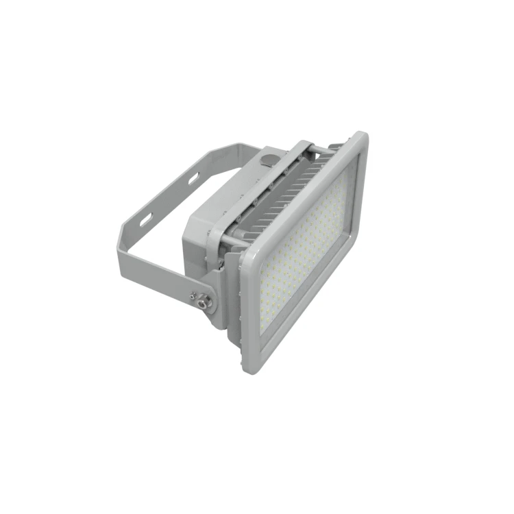 UL844 Class I Division II Rectangular Shape LED Explosion Proof Flood Light IP66 200W Hazardous Area Ex-proof Light