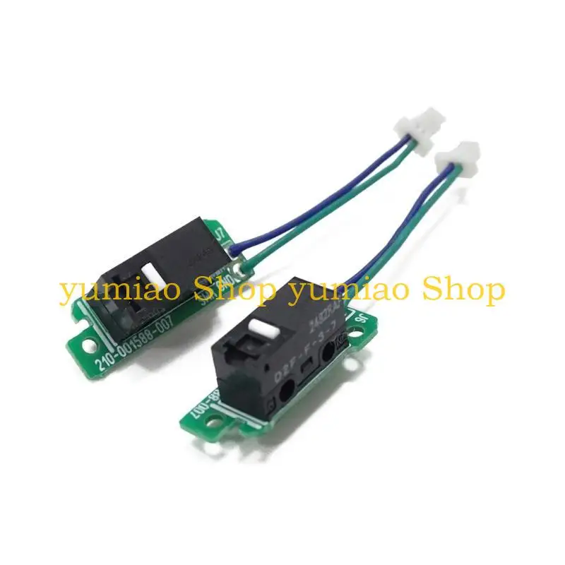 587B 2Pcs D2F-F-3-7 Mouse Switch Button Board CableMouse Repair Part for G900 G903