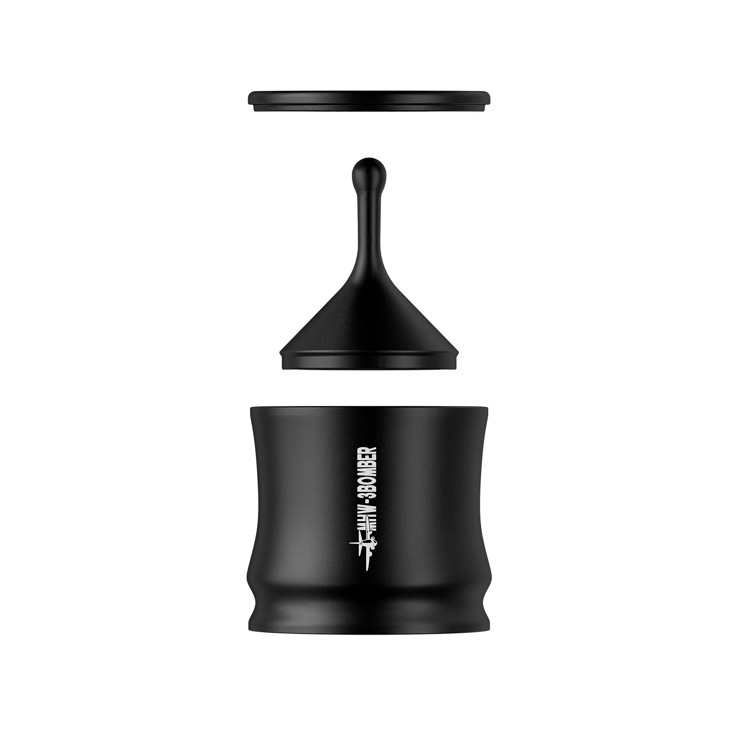 MHW-3BOMBER Espresso Shaker Trechter Koffie Doseertrechter met Deksel Grinder Doseergereedschap Aluminium Barista Distributie Tool