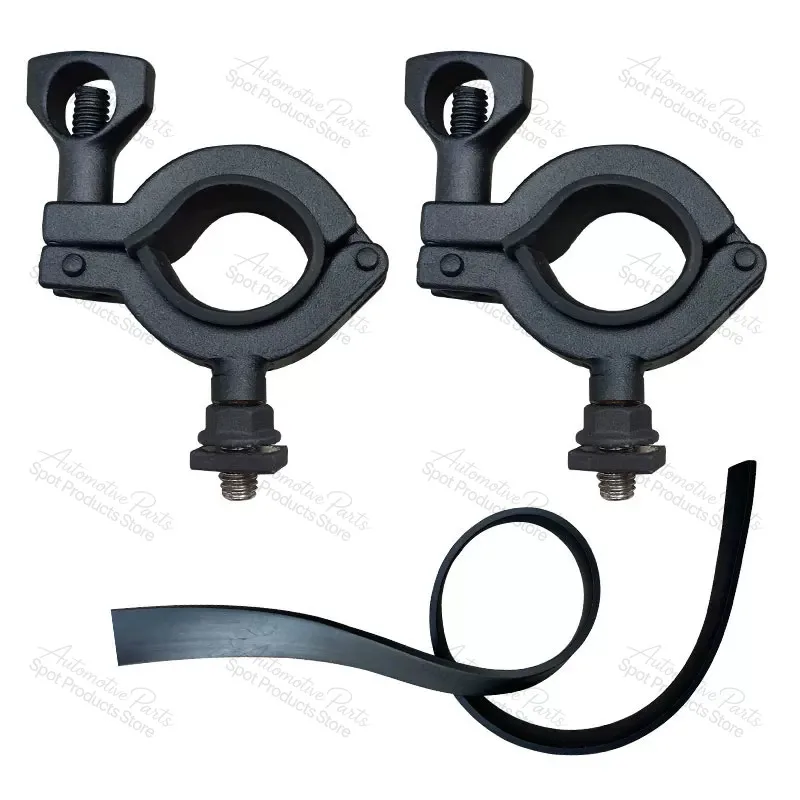 28‑33mm Tube Shovel Fixed Bracket 2PCS Password Lock Car Roof Platform Roof Rack Engineer Shovel Holder
