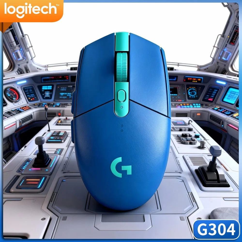 Logitech G304 LIGHTSPEED Wireless Gaming Mouse Compact HERO Sensor For Mobile Office Casual Notebook Session