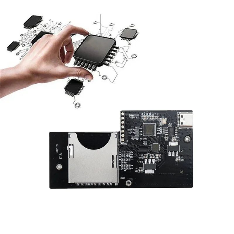 

VO-For CUBEODE V1.2 Optical Drive Emulator+3D Printer Mount Kits For NGC Optical Drive Emulator For NGC Gamecube Console