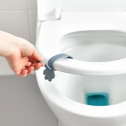 Toilet lid lifter toilet Uncover toilet lid handle Accessories household toilet clamshell handle anti-dirty Bathroom Accessories