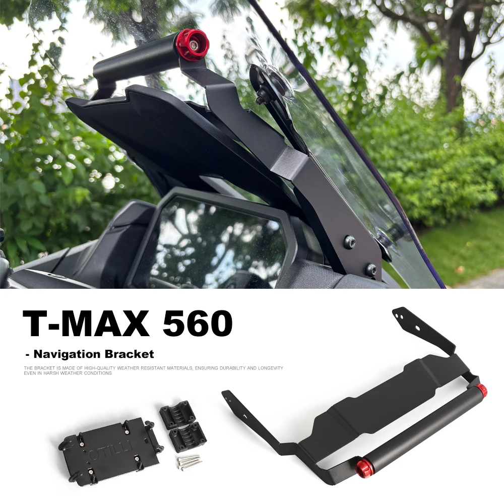 

Windshield bracket GPS Stand For YAMAHA TMAX T-MAX 560 T-Max560 Motorcycle Accessories Navigation Bracket Phone Holder 2025
