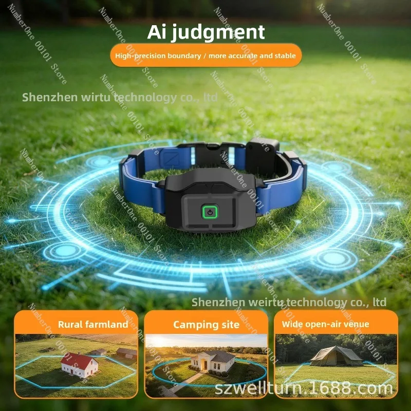 Cross-border APP Multifunctional Pet Electronic Fence Dog Trainer GPS Wireless Electronic Fence Pet Smart Collar