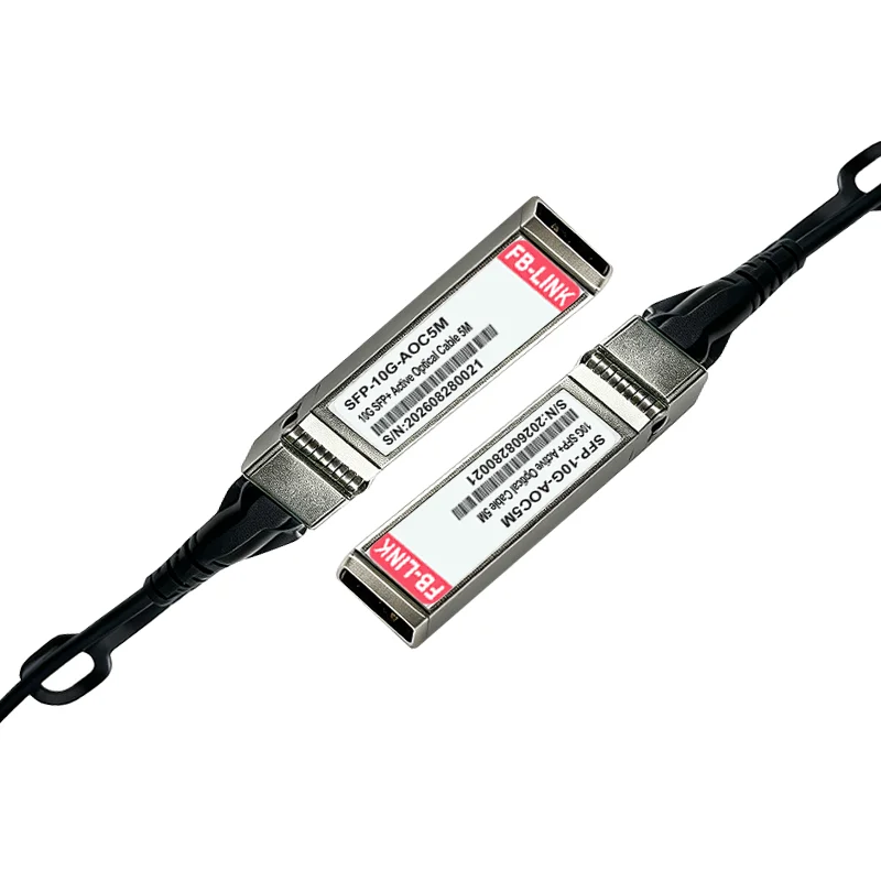 10G SFP+ to SFP+ AOC Cable 5M/7M Black 10GBASE-SR Active Optical Fiber OM3 Multimode for Cisco Mikrotik Ubiquiti Switch