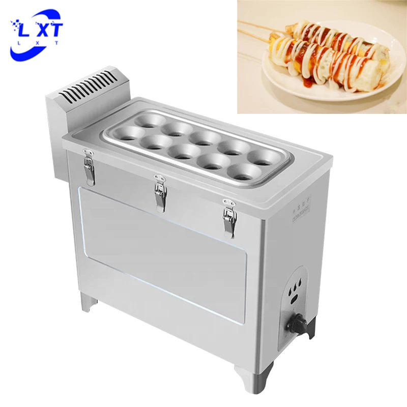 Commercial Food Egg Sausage Grilling Machine Egg Hot Dog Roll Maker Machine Gas Egg Roll Making Maker