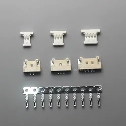 10 Sets MX1.25 51146 Connector 1.25mm Ultra-thin Type SMD Horizontal Socket + Housing + Terminals 2P 3P 4P 5P 6P