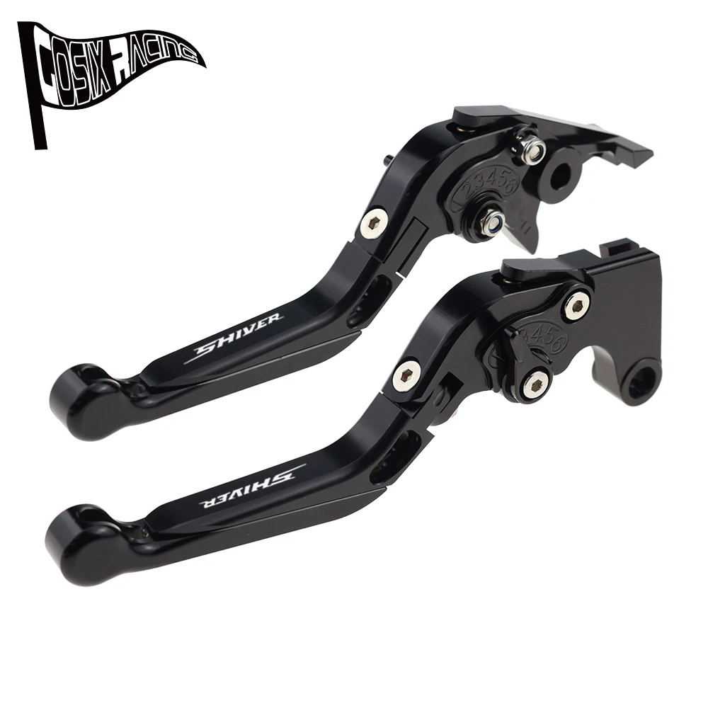 Fit SHIVER/GT 07-16 SHIVER 750 16-17 SHIVER 900 17-20 Motorcycle Folding Extendable Brake Clutch Levers Adjustable Handle Set