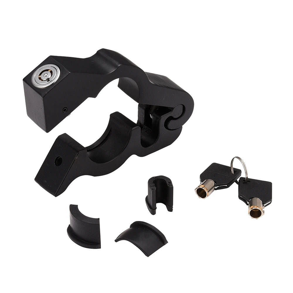 Motorcycle Handlebar Lock Heavy Duty Anti-Theft Locking Device Ultimate Security Grip & Throttle Lock for Scooter ATVs Bike x1