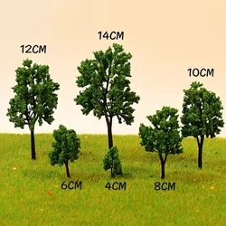 30Pcs Scale Model Tree With foliage Artificial Miniature Tree Scenery For HO N Building Train Railway Landscape Decorative Plant