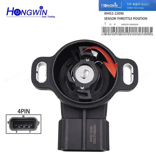 Para Toyota Camry RAV4 Corolla Celica Tercel 4RUNNER MR2 PICKUP compatible con LEXUS LS400 OE # 89452-22090 Sensor de posición del acelerador TPS