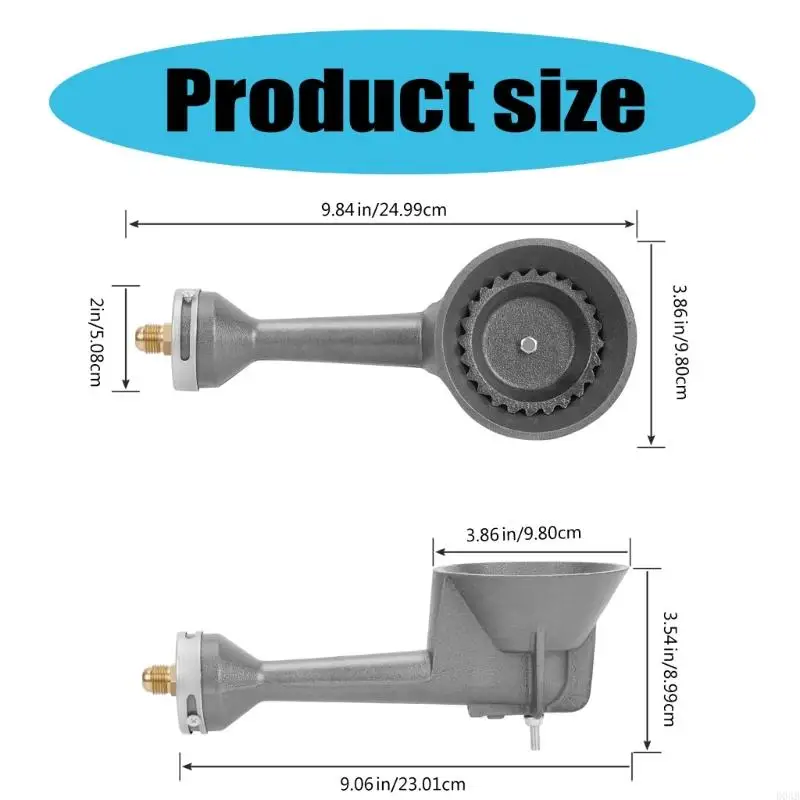 D0ab 금속 가스 버너 코어 효율적인 버너 헤드 스토브 코어 주방 기기 부품 가정 및 상업용 사용에 적합합니다.