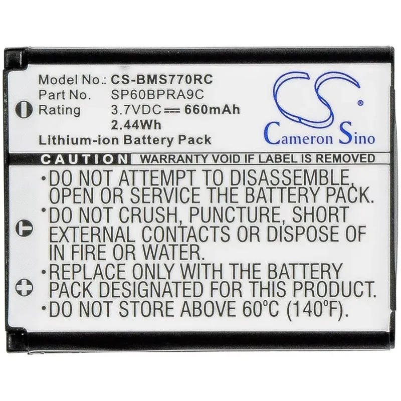 100% NEW 3.7V 660mAh Mouse Battery 4-268-590-02, SP60, SP60BPRA9C for Sony Bluetooth Laser Mouse, VGP-BMS77